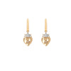 Thumbnail of Claddagh North Star Diamond Gold Earrings - 14k Gold