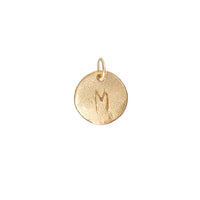 Thumbnail of Individual Letter Disc - 14k Gold Initial