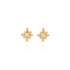 Thumbnail of North Star Diamond Stud Earrings - 14k Gold