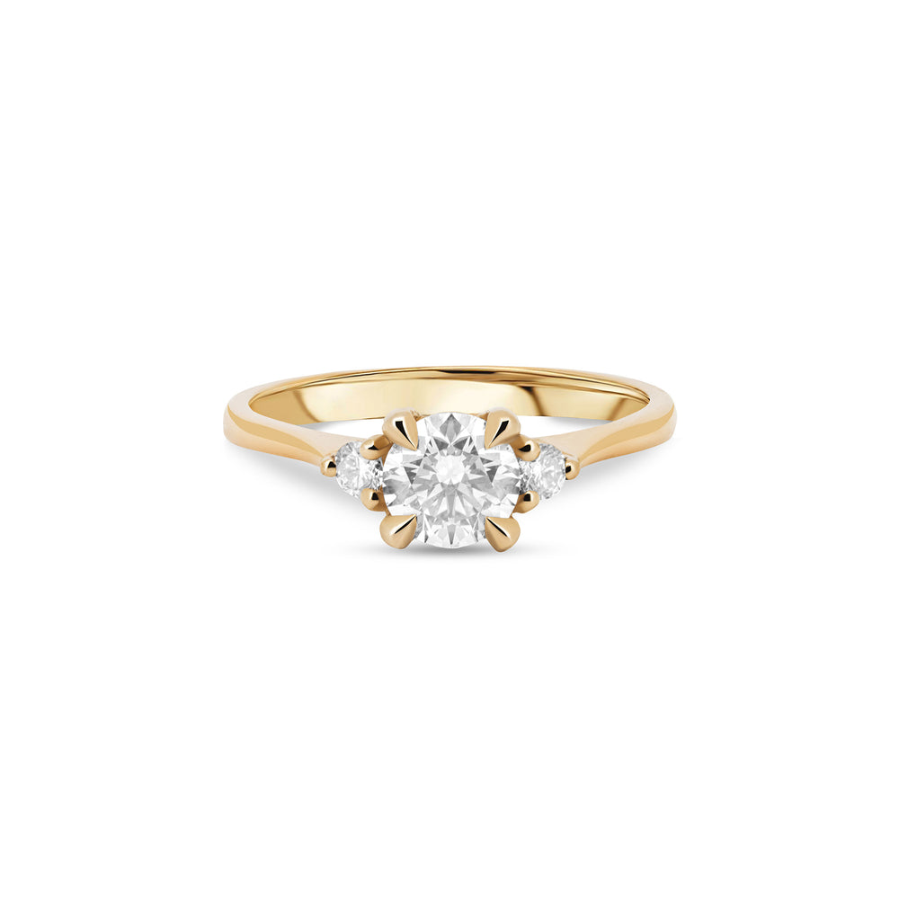 Love is Ours 0.7ct Lab-Grown Diamond Engagement Ring - 14k Gold Polished Band