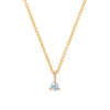 Thumbnail of Lucky Star Birthstone Necklace - 14k Gold