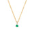 Lucky Star Birthstone Necklace - 14k Gold