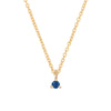 Thumbnail of Lucky Star Birthstone Necklace - 14k Gold