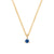 Lucky Star Birthstone Necklace - 14k Gold