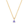 Thumbnail of Lucky Star Birthstone Necklace - 14k Gold