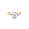 Thumbnail of Starlight 1.4ct Lab-Grown Oval Diamond Engagement Ring - 14k Gold Polished Band