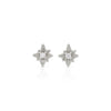 Thumbnail of North Star Diamond Stud Earrings - 14k White Gold