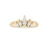 Thumbnail of Crown of Hope Marquise Lab-Grown Diamond Ring - 14k Gold Polished Band