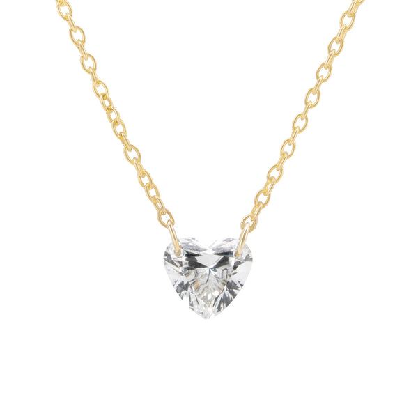 Dear Heart Necklace - 14k Gold