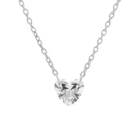 Thumbnail of Dear Heart Necklace - 14k White Gold