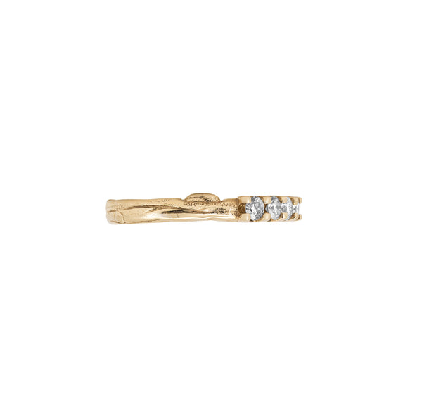 Alternative view of Forever Classic Diamond Eternity Ring - 14k Gold Twig Band