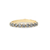 Thumbnail of Forever Grey Diamond Eternity Ring - 14k Gold Twig Band