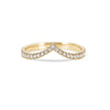 Thumbnail of Future Awaits Arrow Diamond Eternity Ring - 14k Gold