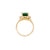 Hero Ring 1.8ct Green Tourmaline & Diamond Ring - 14k Polished Gold