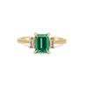 Thumbnail of Hero 1ct Green Tourmaline Ring - 14k Gold