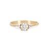 Thumbnail of Love is All 0.5ct Lab-Grown Diamond Engagement Ring - 14k Gold Twig Band