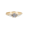 Thumbnail of Love is All 0.5ct Grey Diamond Engagement Ring - 14k Gold Twig Band