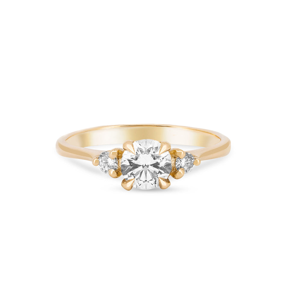 Love is Ours 0.7ct Lab-Grown Diamond Engagement Ring - 14k Gold Polished Band