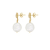 Thumbnail of Luna Pearl Drop Earrings - 14k Gold