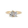 Thumbnail of Moi & Toi Pear and Emerald Cut Lab-Grown Diamond Engagement Ring - 14k Gold Polished Band