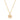 North Star Diamond Engraved Initial Necklace - 14k Gold