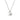 North Star Diamond Necklace - 14k White Gold