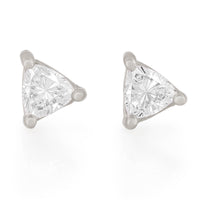 Thumbnail of One in a Trillion - 14k White Gold Lab-Grown Diamond Earrings