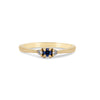 Thumbnail of Promise me Tomorrow Blue Sapphire Ring - 14k Polished Gold