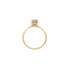 Thumbnail of Sparkle 1ct Grey Diamond Engagement Ring - 14k Gold Polished Band