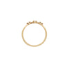 Thumbnail of Stars in the Sky Three Diamond Ring - 14k Gold Polished Band