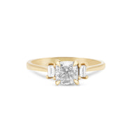 Strong as Time 1ct Lab-Grown Diamond Engagement Ring - 14k Gold Polished Band