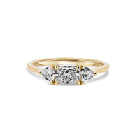 Thumbnail of Strong As Time 1ct Lab-Grown Radiant Diamond Engagement Ring - 14k Gold Polished Band