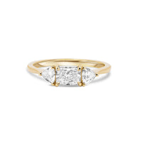 Thumbnail of Strong As Time Lab-Grown Radiant Diamond Engagement Ring - 14k Gold Polished Band