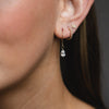 Thumbnail of Teardrop Diamond Earrings - 14k Gold