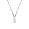 Thumbnail of Teardrop 0.5ct Diamond Necklace - 14k White Gold