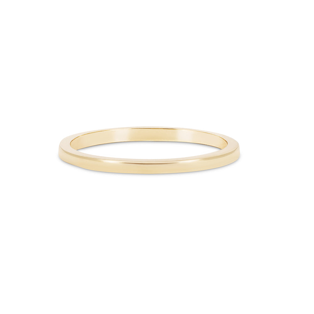 Timeless Love 2mm Polished Wedding Band - 14k Gold