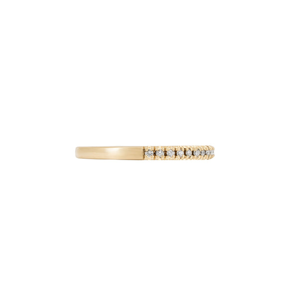 Alternative view of Today Classic Diamond Eternity Ring - 14k Polished Gold Half Eternity Classic Diamond Ring