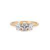 Thumbnail of Trilogy Oval 1ct Lab-Grown Diamond Engagement Ring - 14k Gold Polished Band