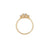 Trilogy Oval 1ct Lab-Grown Diamond Engagement Ring - 14k Gold Polished Band