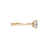 Thumbnail of Trilogy Oval 2ct Lab-Grown Diamond Engagement Ring - 14k Gold Twig Band