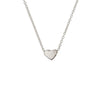 Thumbnail of You Are My Heart Necklace - 14k White Gold