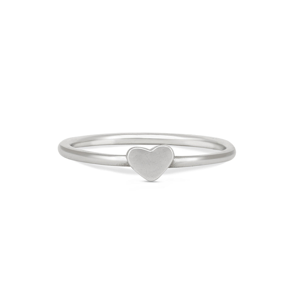 You Are My Heart Ring - 14k White Gold