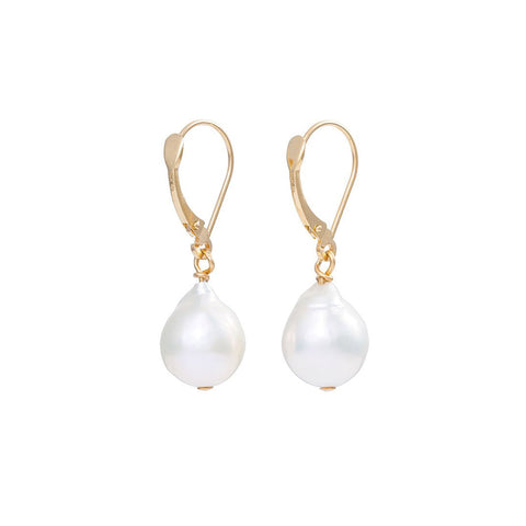 Teardrop Pearl Pave Crystal Necklace Earrings | Two Be Wed Jewelry