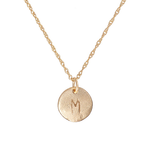 Chupi initial store necklace